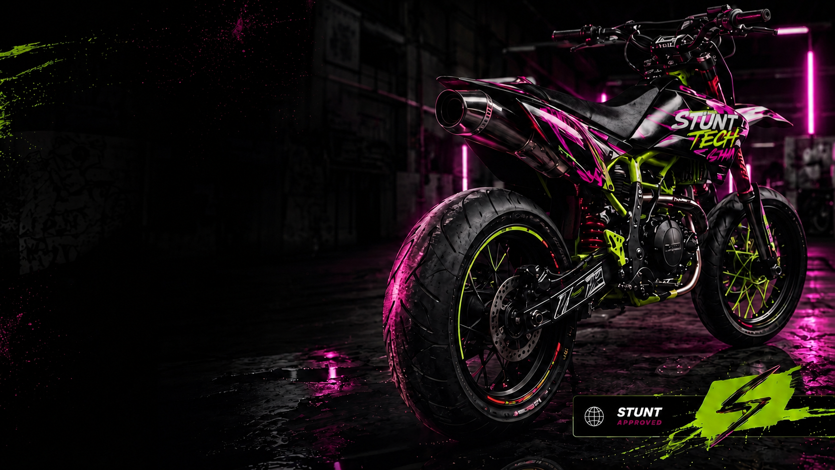 Stunt motorcycle